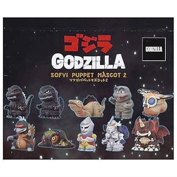 ゴジラソフビパペットマスコット5体 51TTLLzwjFS._UF350,350_QL50_.jpg